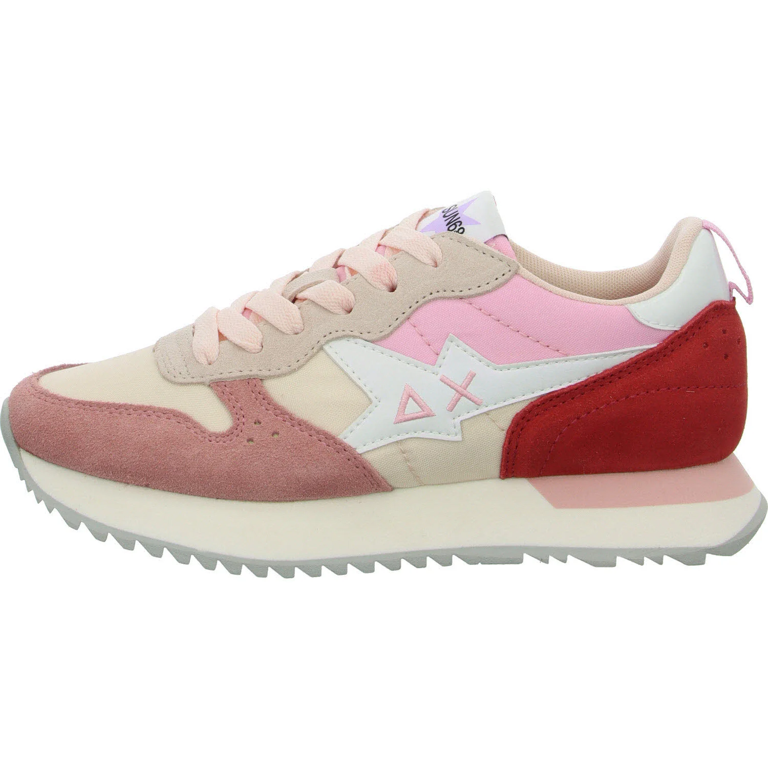 SUN68 Damen Schnürschuhe Z35211 39 STARGIRL MULTICOLOR porcelain normal