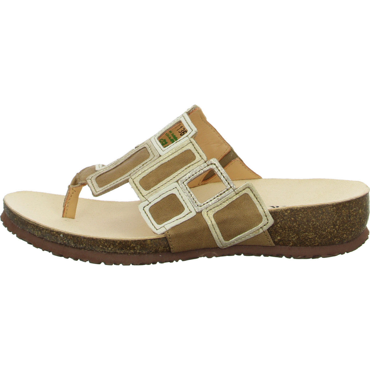 Element 6 von 8 (Bild) – Think Damen Pantoletten 3-001136-4000 Julia nude/kombi F 1/2 (normal)