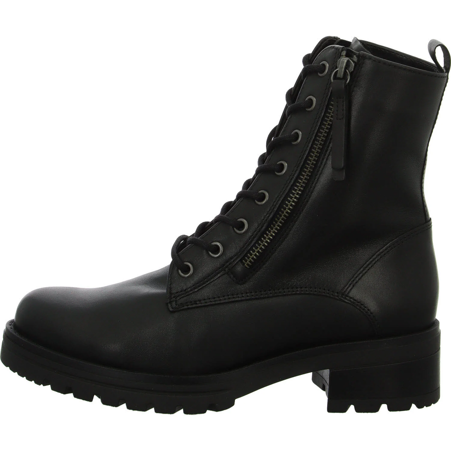Gabor Damen Schnürstiefel 8027.03.001 8027.03 black (a.silver) G (normal)