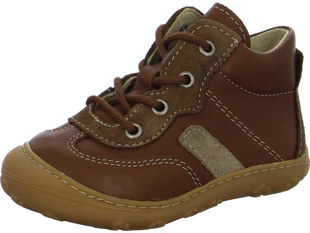 Ricosta Kinder Halbschuhe zum Schnüren 50 1205402/260 Tracy cognac WMS mittel