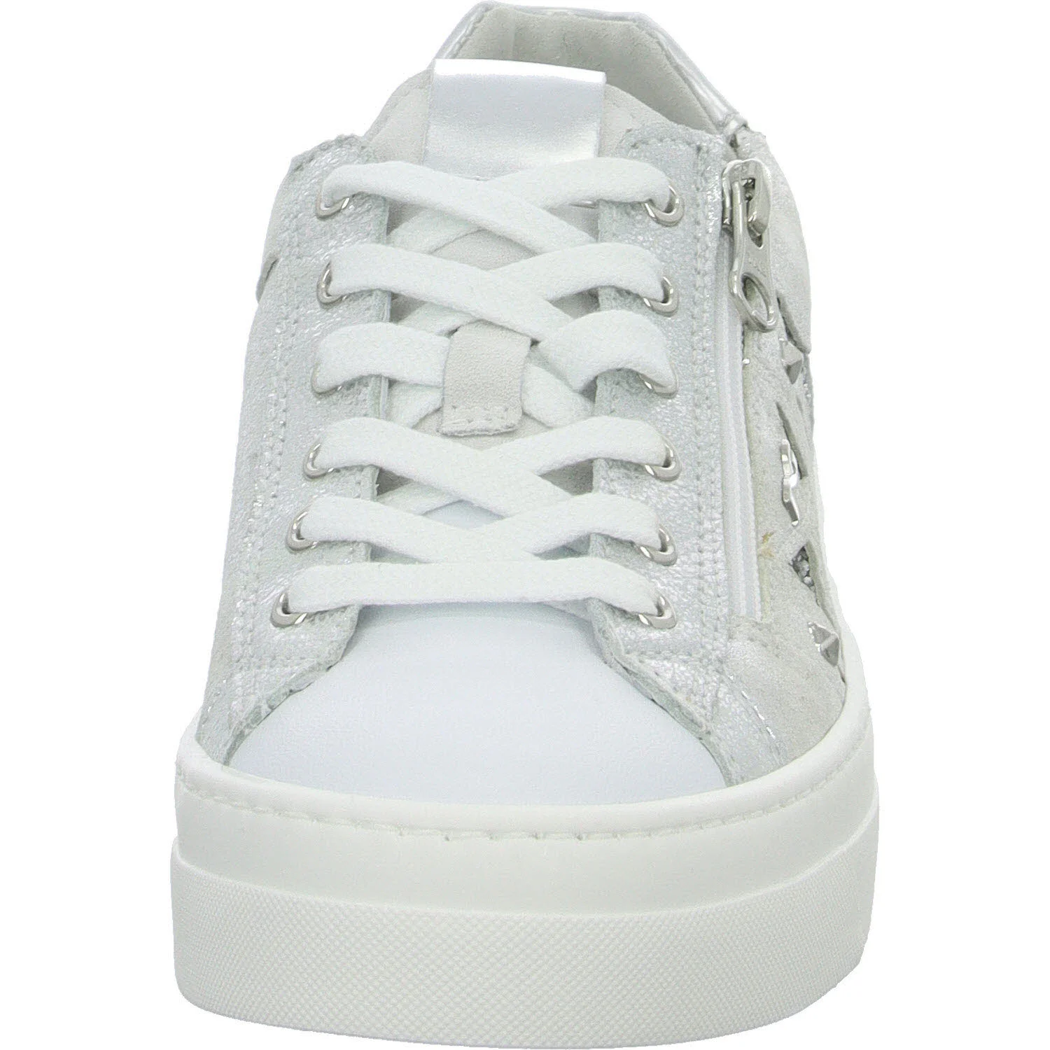 NeroGiardini Damen Schnürschuhe E513010D 707 E513010D biacno luxury silver normal