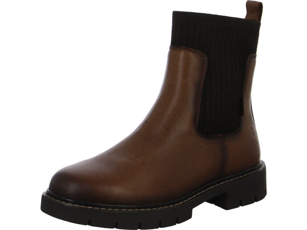 Tamaris Comfort Damen Stiefelette warm 8-86417-45-305 8-86417-45 cognac weit