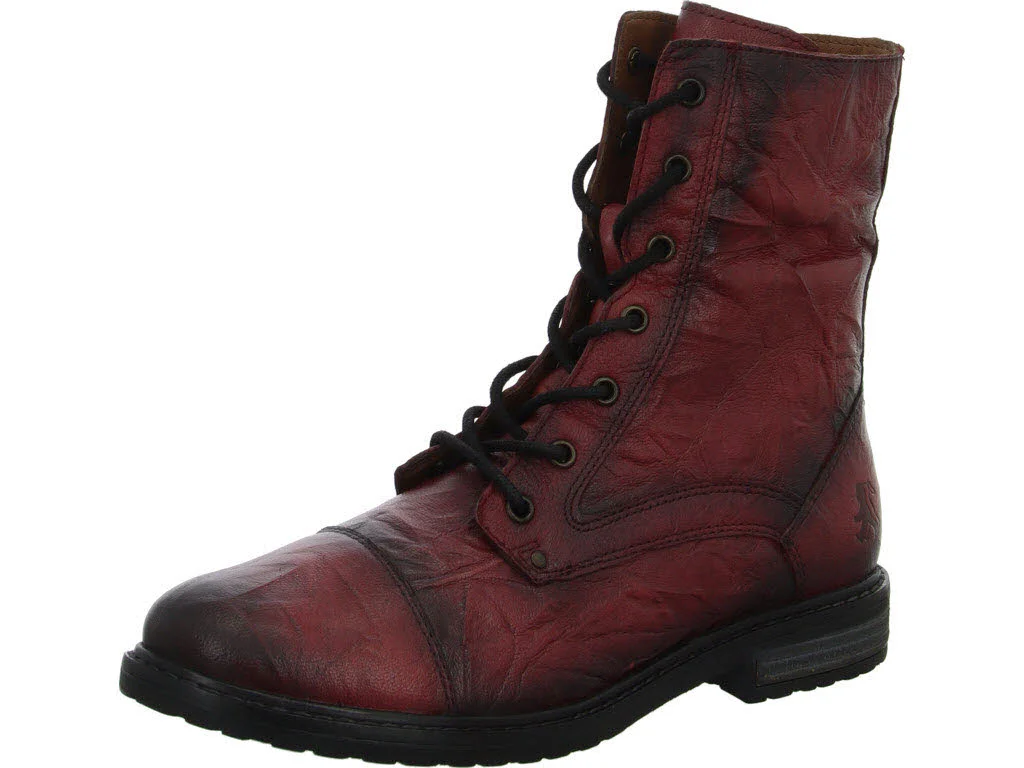 2go Fashion Damen Schnürstiefel 8991506-5 8991506 rot normal