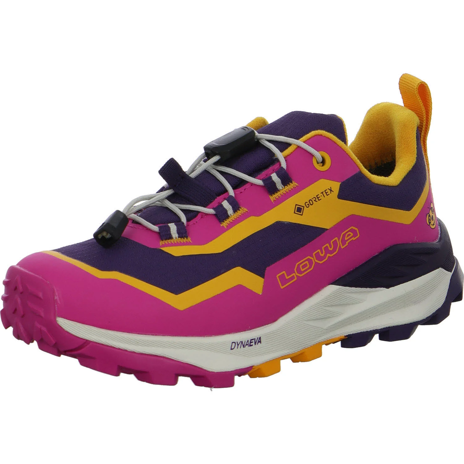 Lowa Kinderschuh zum Schlupfen 541520/5524 Fauli GTX Lo Jr pflaume/pink normal
