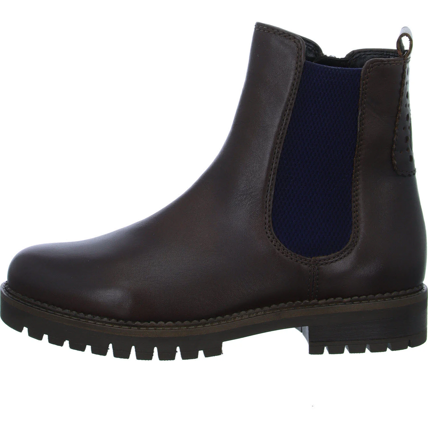 Gabor Damen Stiefeletten 8024.02.004 8024.02 saddlel/EF(eff/El.blue) H (weit)