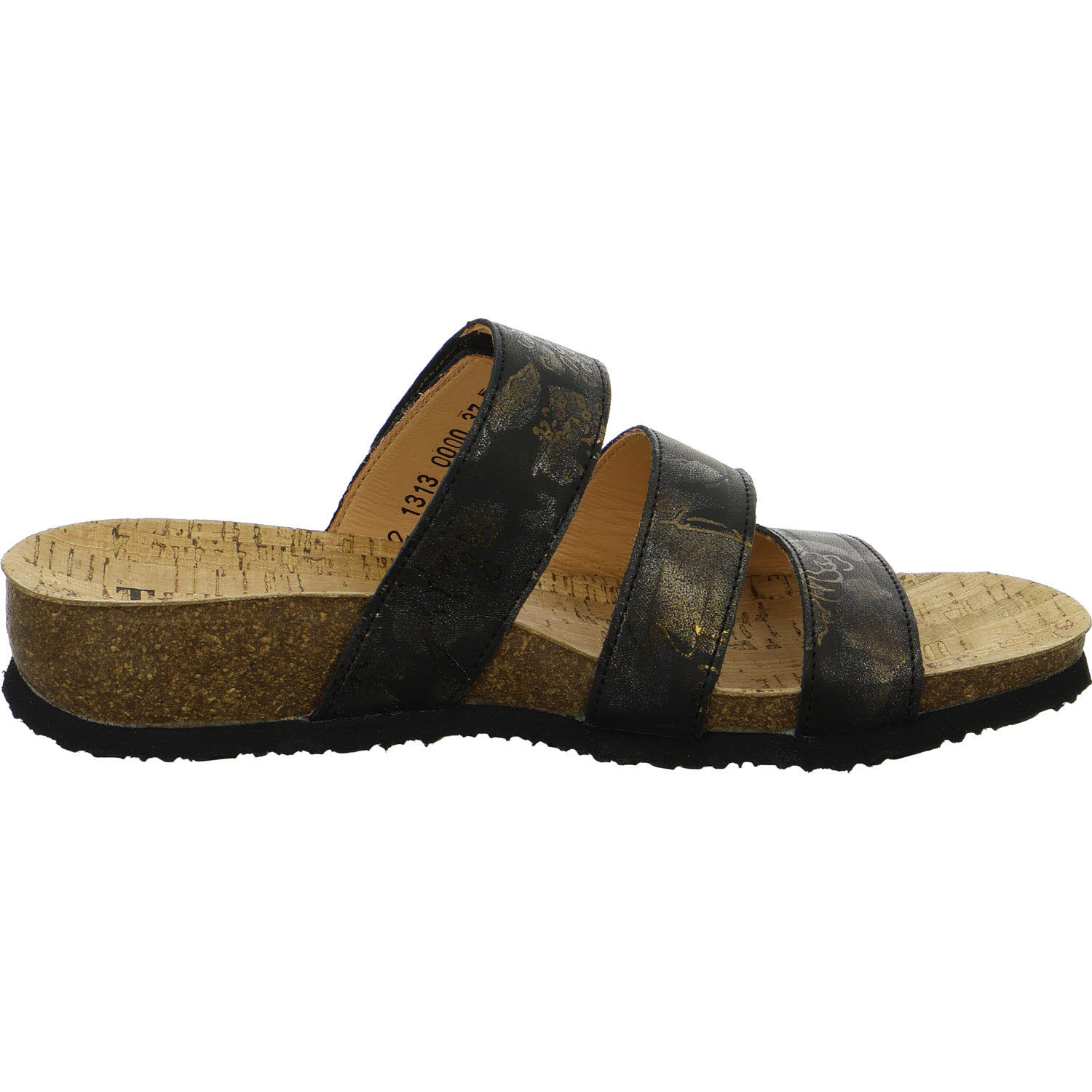 Think Damen Pantoletten 3-001313-0000 Julia schwarz F 1/2 (normal)