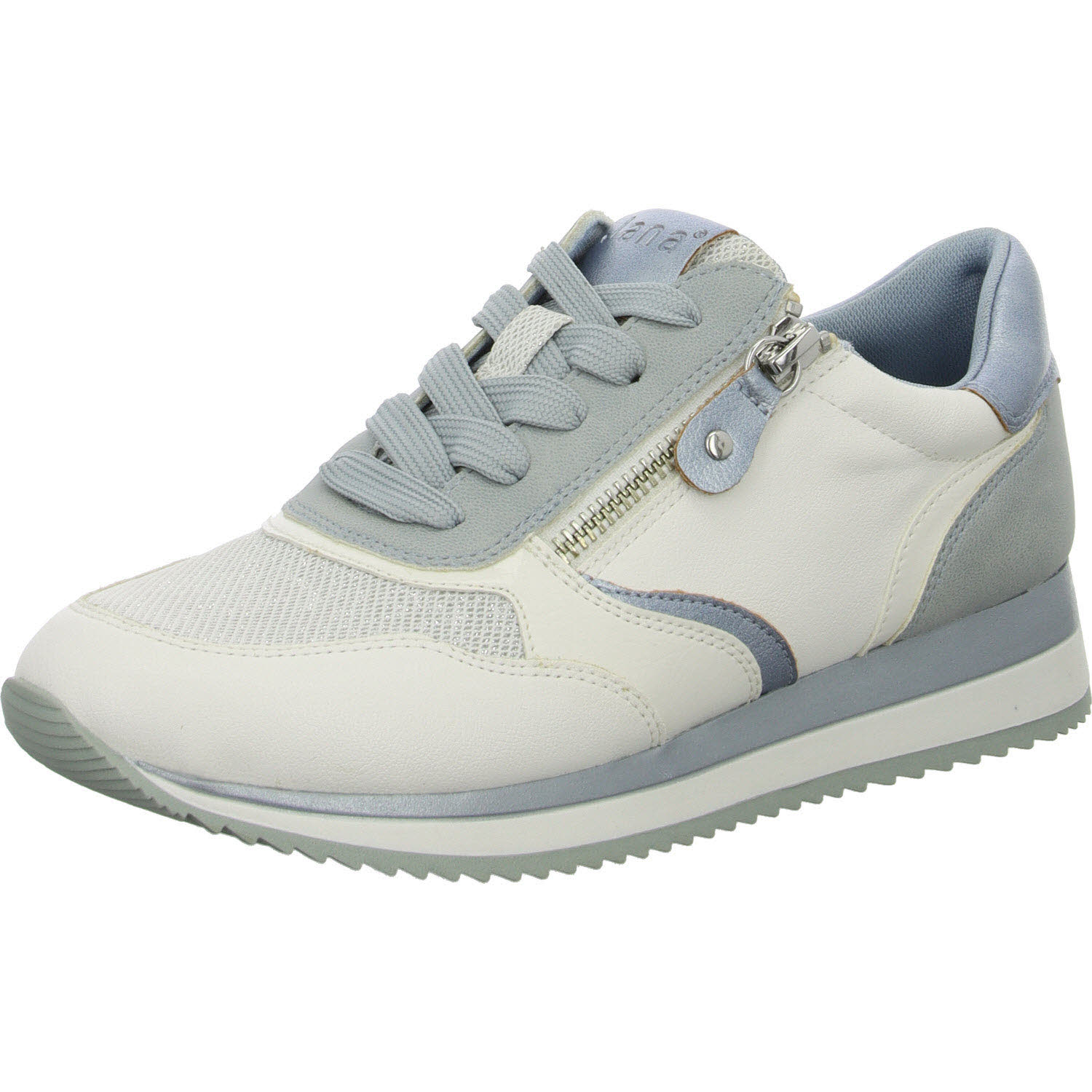 Jana Damen Schnürschuhe 8-23774-43/833 8-23774-43 sky H (weit)