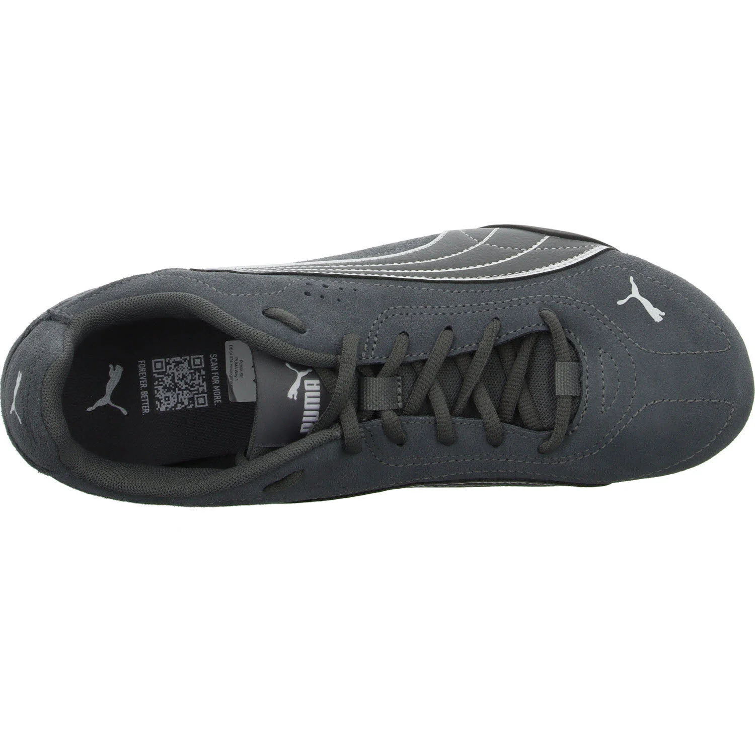 Puma Herren Schnürschuhe 402681 PUMA CATCH SD cool dark gray - puma white normal