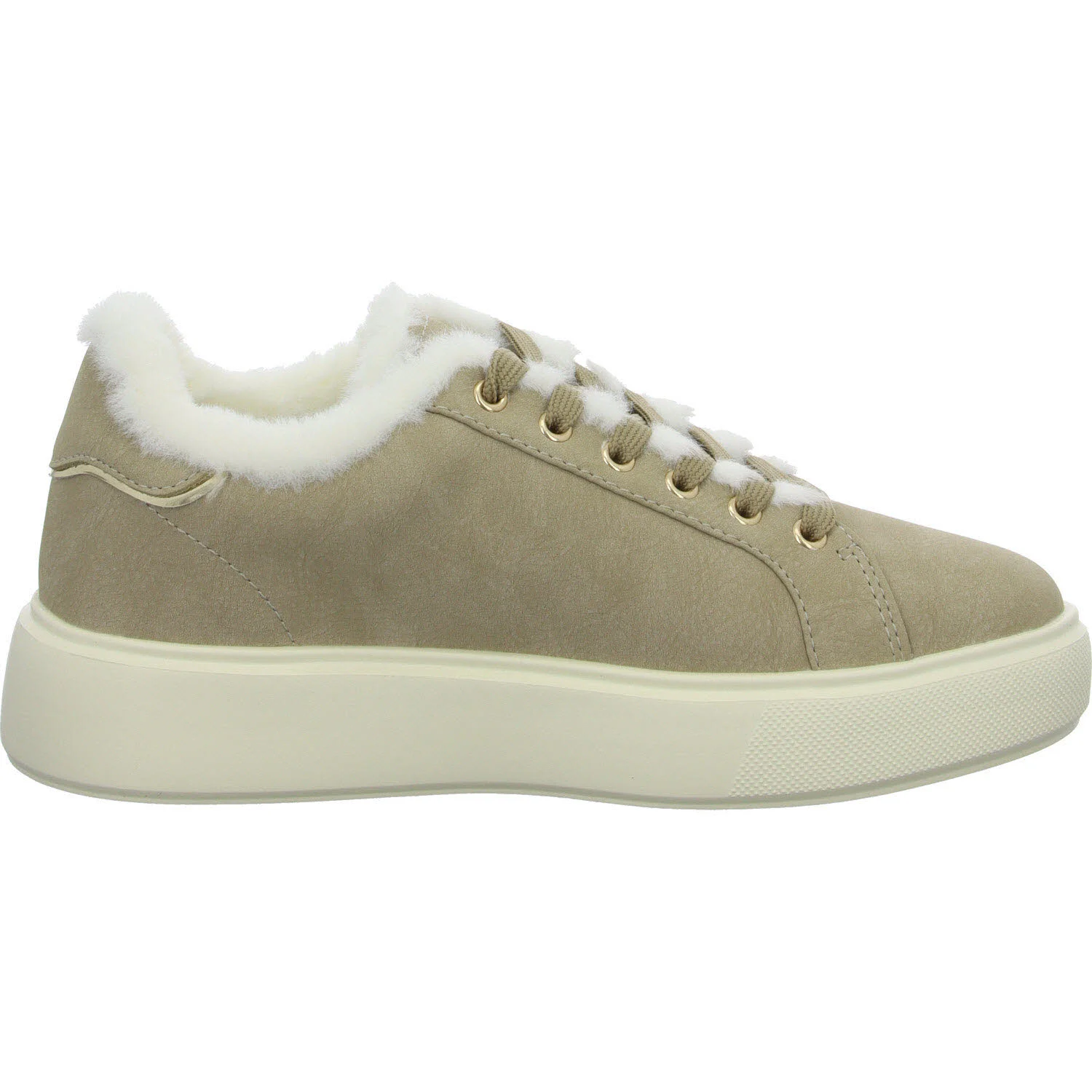 Blauer Damen Schnürschuhe F5VENUS05/NUB VENUS05 beige normal