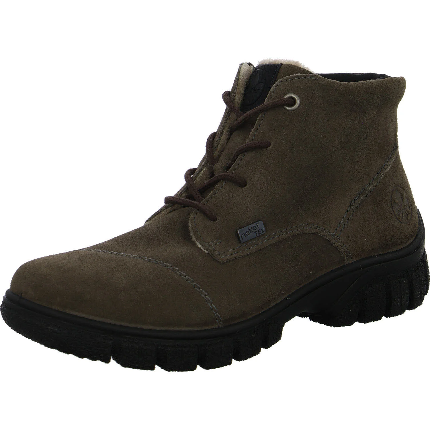 Rieker Damen Schnürstiefel warm Z7218-45 Z7218 smoke G (weit)