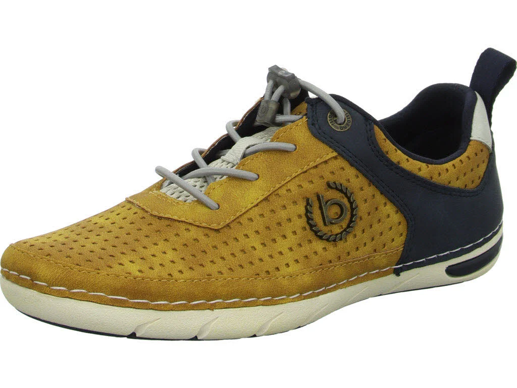 Bugatti men Herren Slipper 321ASG035050-5041 321ASG035050 yellow / dark blue normal