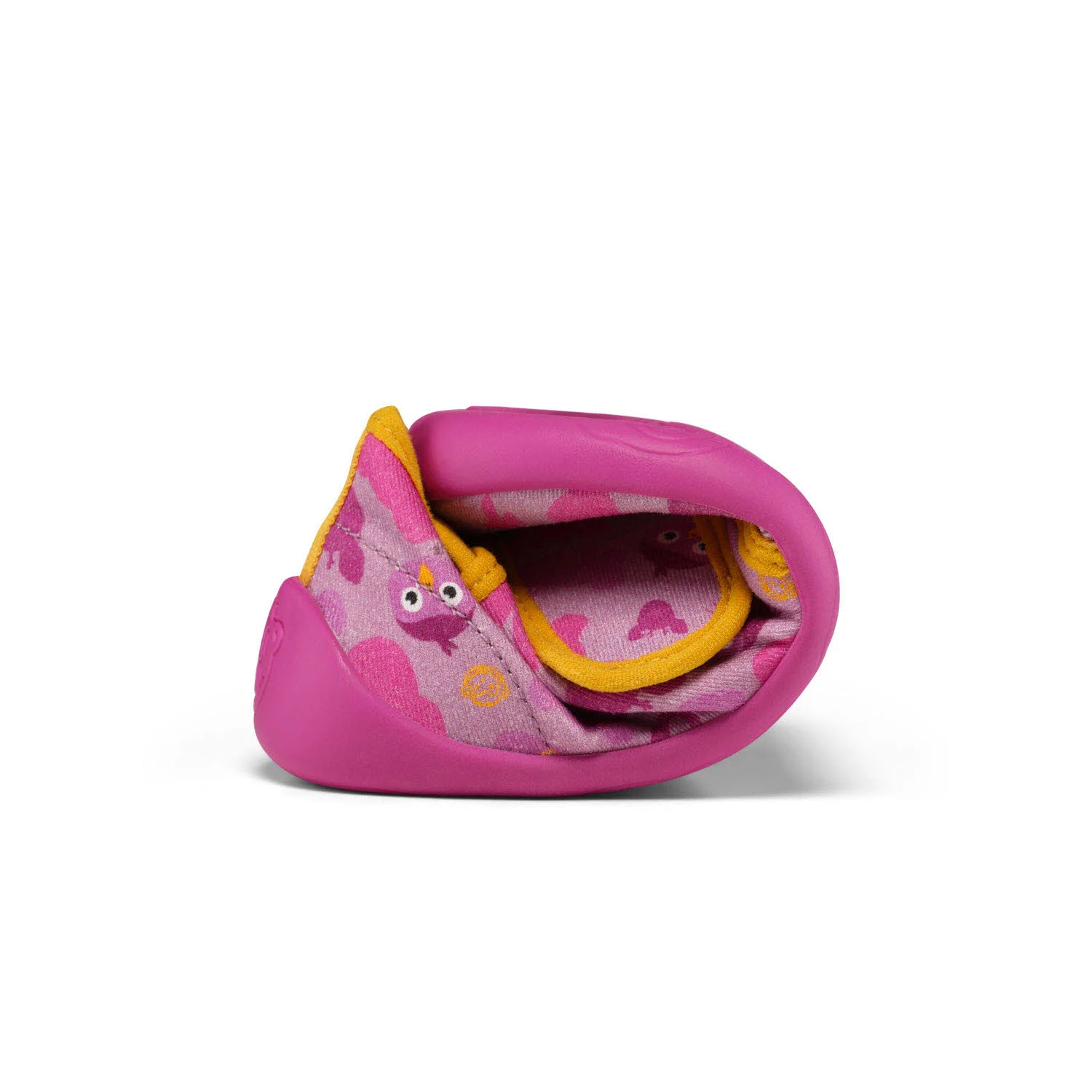Affenzahn Kinder Hausschuhe 01398-40010 Hausschuh Baumwolle Movy Vogel pink normal