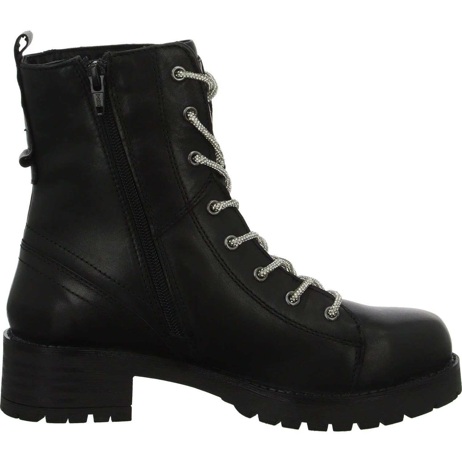 2go Fashion Damen Schnürstiefel 8204501-9 8204501 schwarz normal