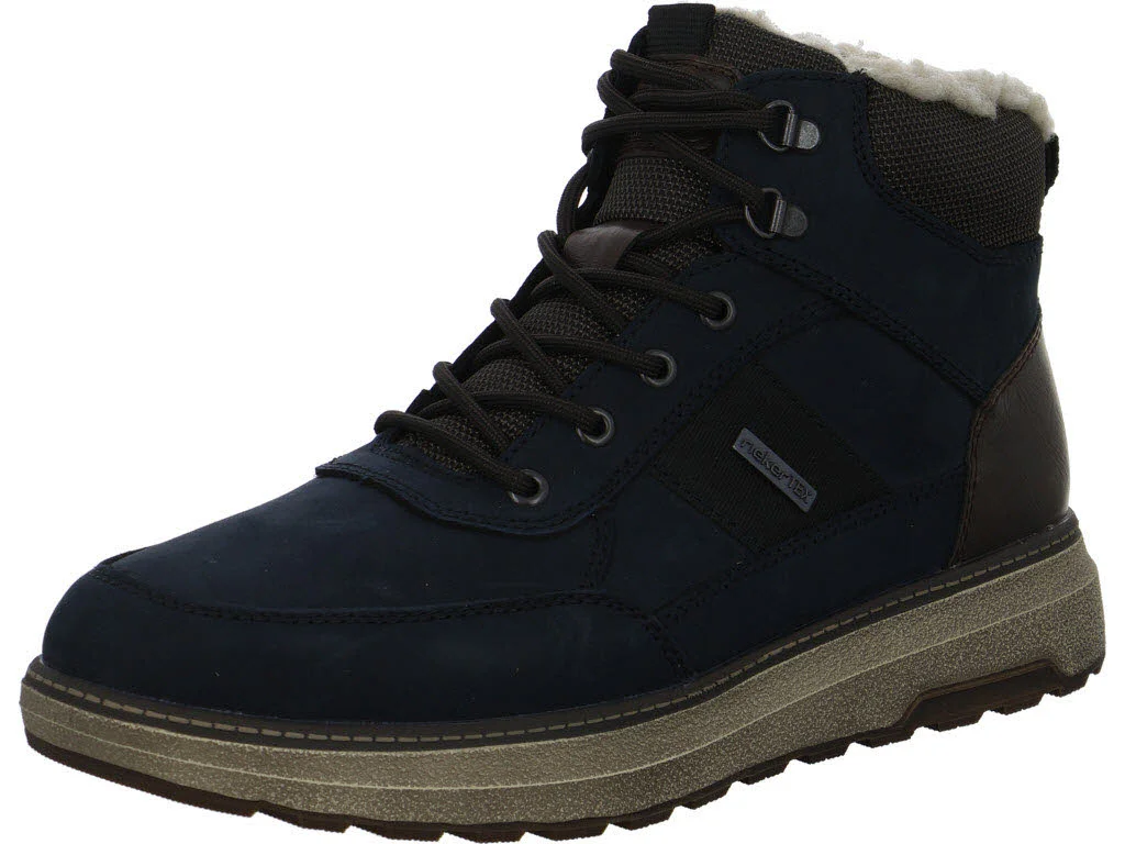 Rieker Herren Schnürstiefel warm B5546-14 B5546 pazifik/kastanie/schwarz-braun H (extra weit)