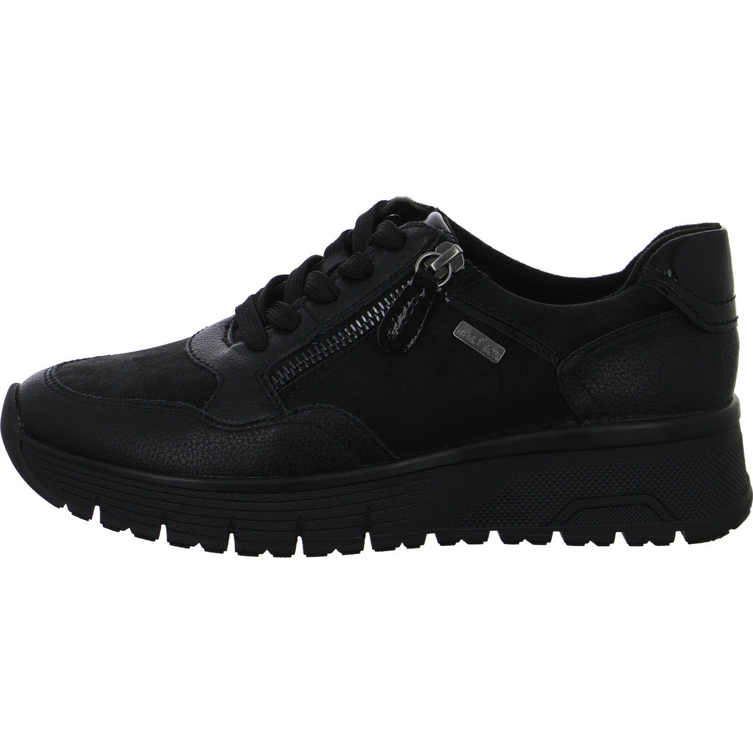 Jana Damen Schnürschuhe 8-23762-45-007 8-23762-45 black uni H (weit)