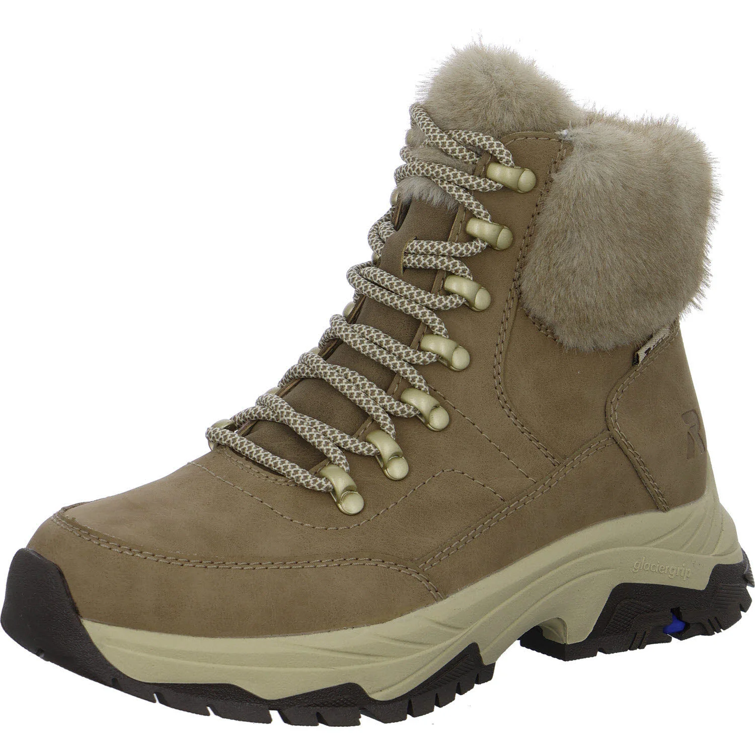 Element 2 von 8 (Bild) – Rieker Damen Schnürstiefel warm Z3971-20 Z3971 camel/beige/dango F 1/2 (normal)