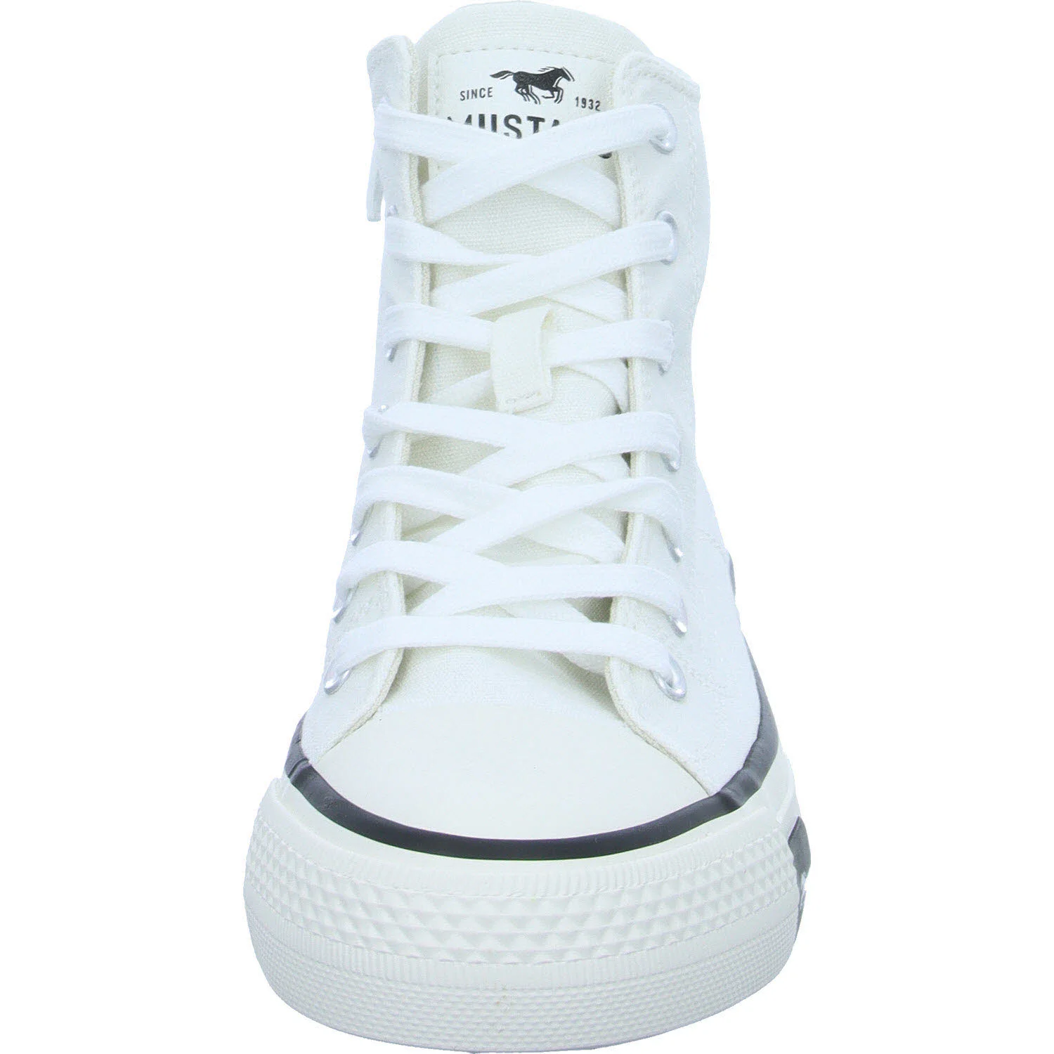 Mustang Damen Schnürstiefel 1482301-1 1482301 weiß normal