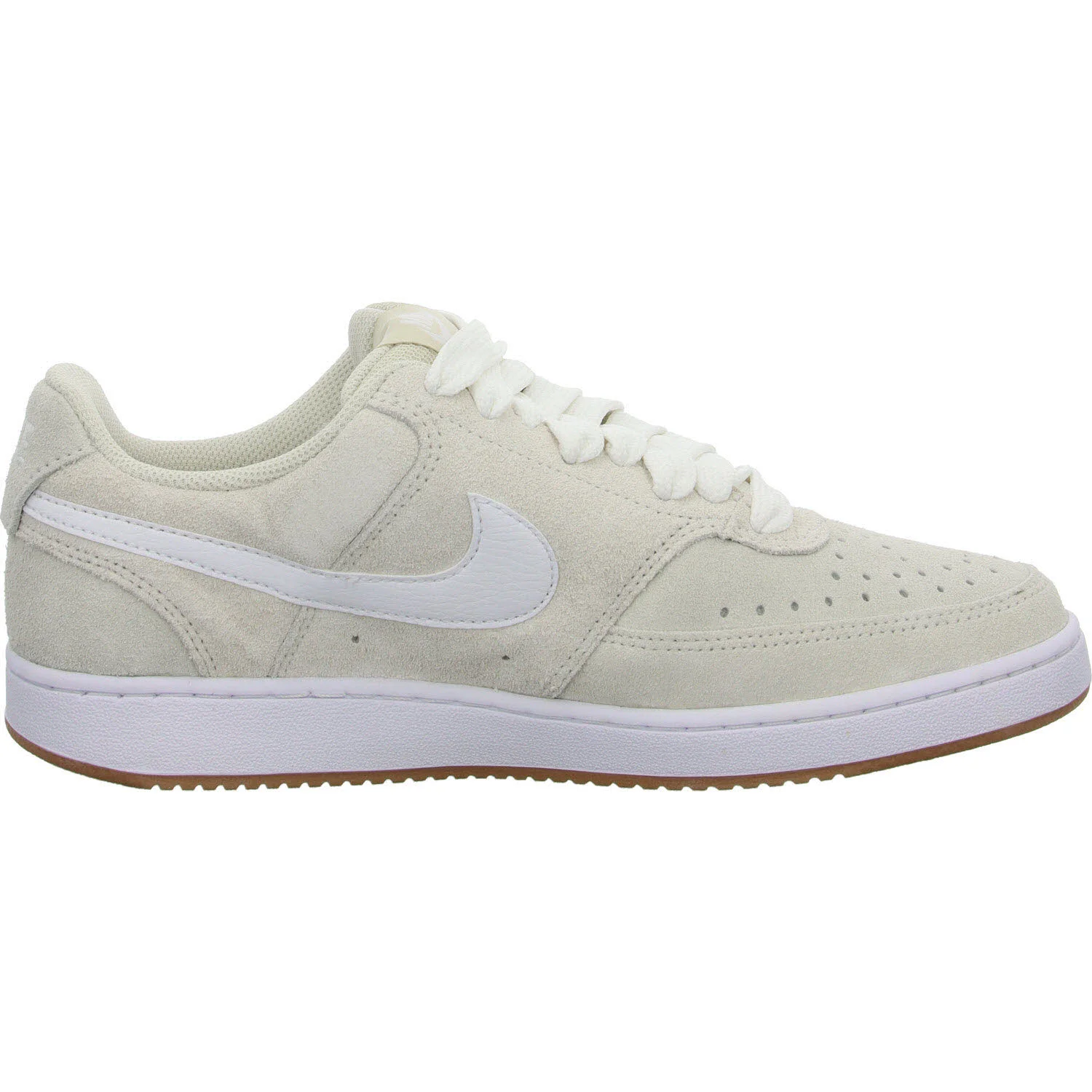 Nike Herren Schnürschuhe IO7727/100 NIKE COURT VISION LO FL light orewood brown/white-gum normal