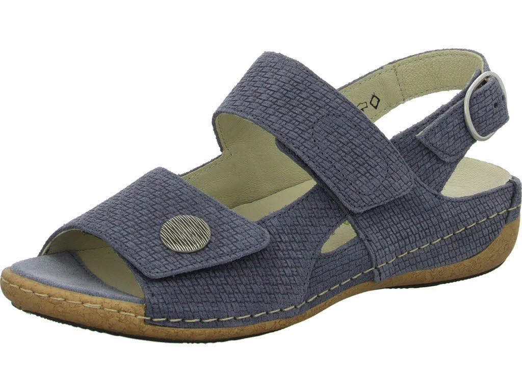 Element 1 von 8 (Bild) – Waldläufer Damen Sandalen 342002-173/206 Heliett jeans H (weit)