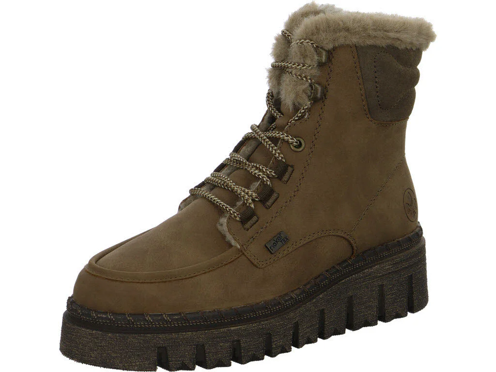 Rieker Damen Schnürstiefel warm Z8906-20 Z8906 oat/brown/fango F 1/2 (normal)