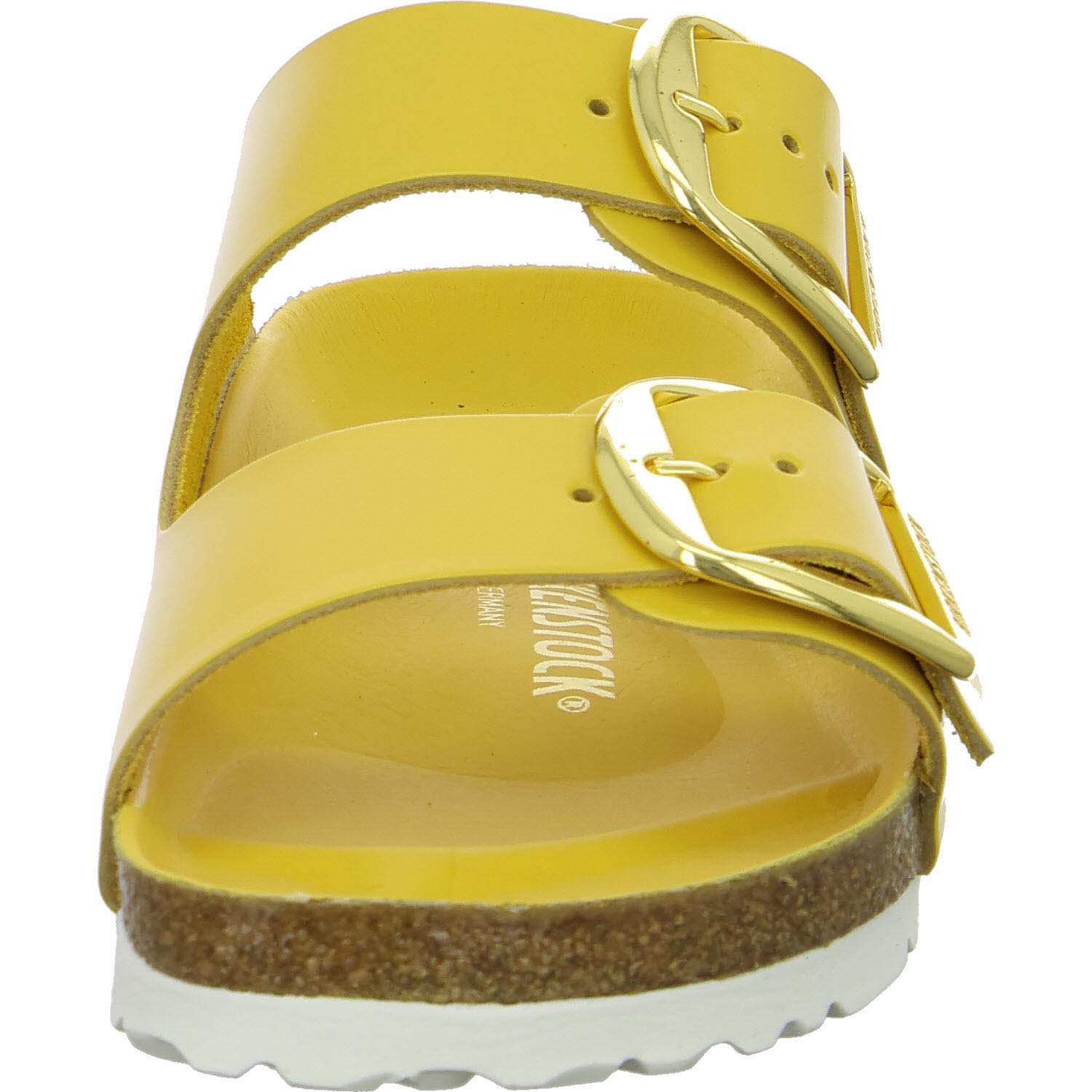 BIRKENSTOCK Pantoletten 1031822 Arizona Big Buckle high-shine ochre schmal
