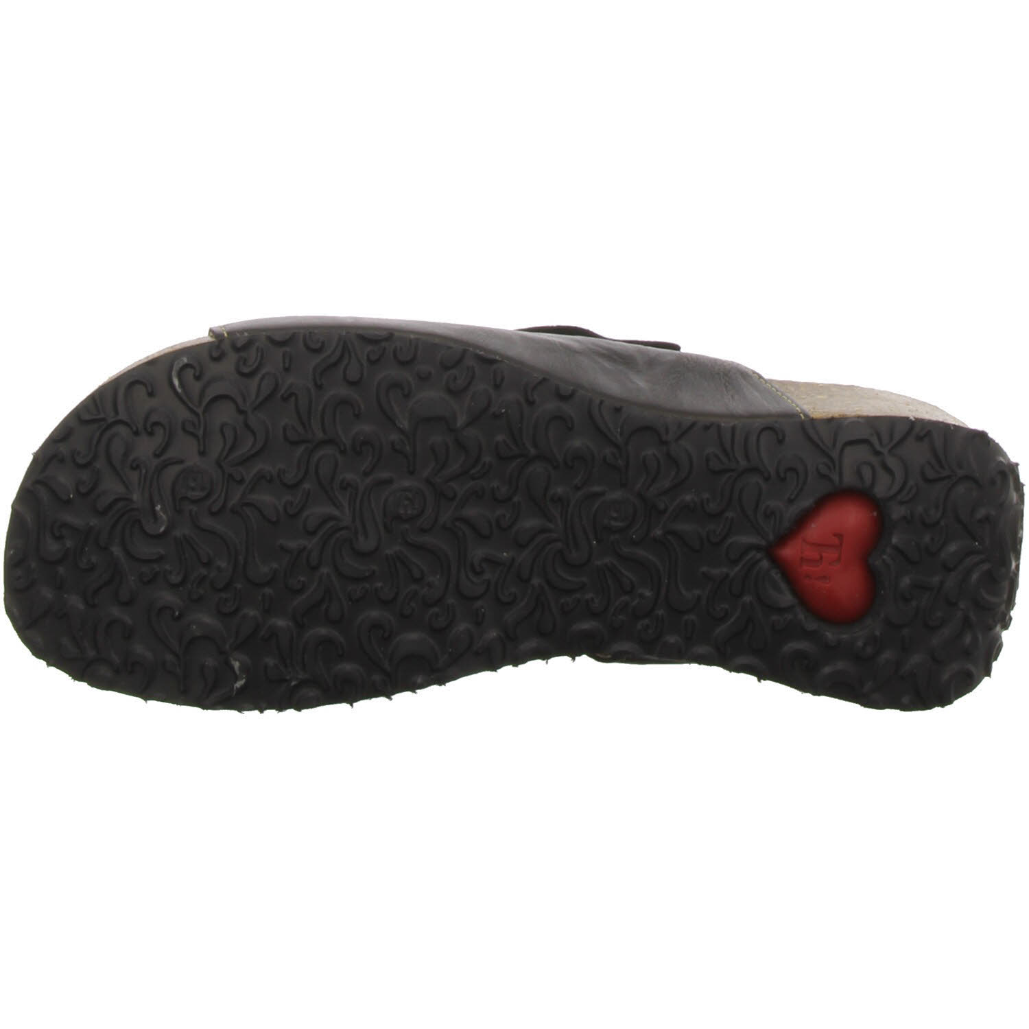 Think Damen Pantoletten 3-000124-0010 Mizzi schwarz F 1/2 (normal)