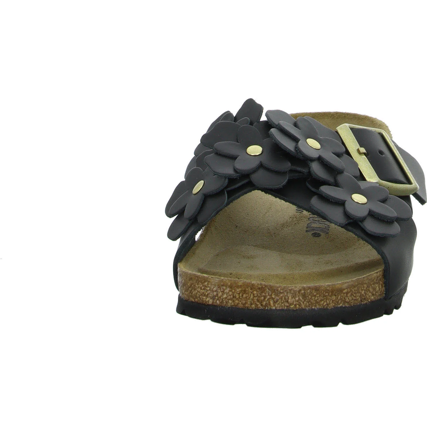 Element 3 von 8 (Bild) – BIRKENSTOCK Pantoletten 1026734 Siena Flower Embellishment schwarz schmal