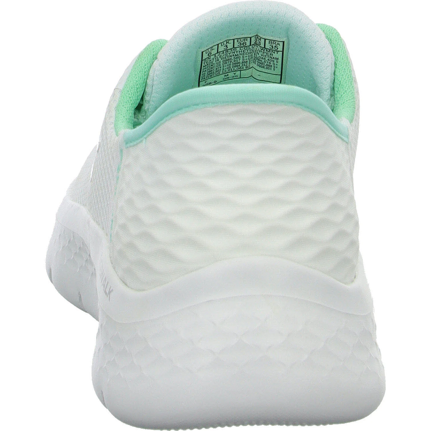 Element 4 von 8 (Bild) – Skechers Damen Slipper 124836 WMNT GO WALK Flex - Grand Entry white/mint normal