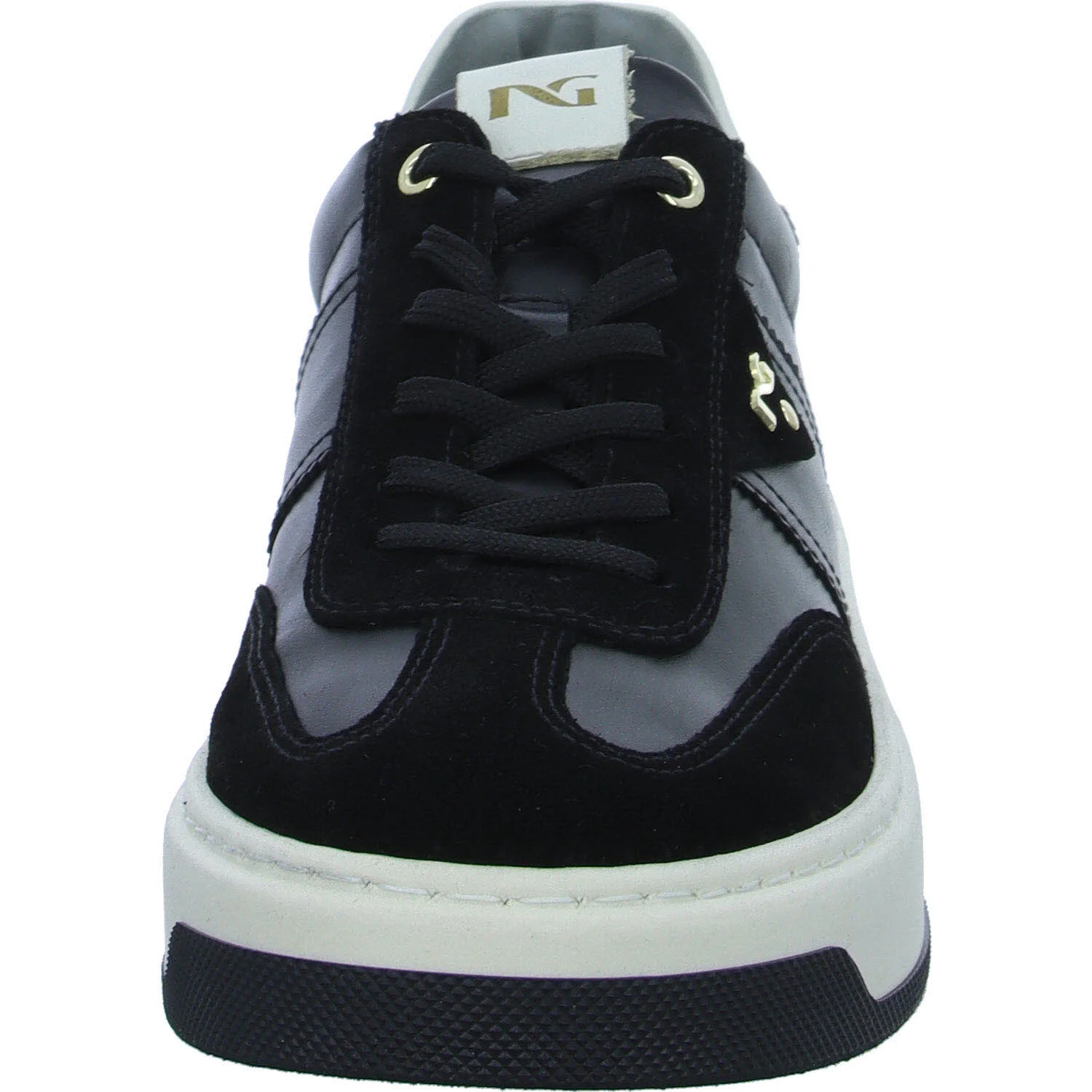 NeroGiardini Damen Schnürschuhe I411645D 100 I411645D nero normal