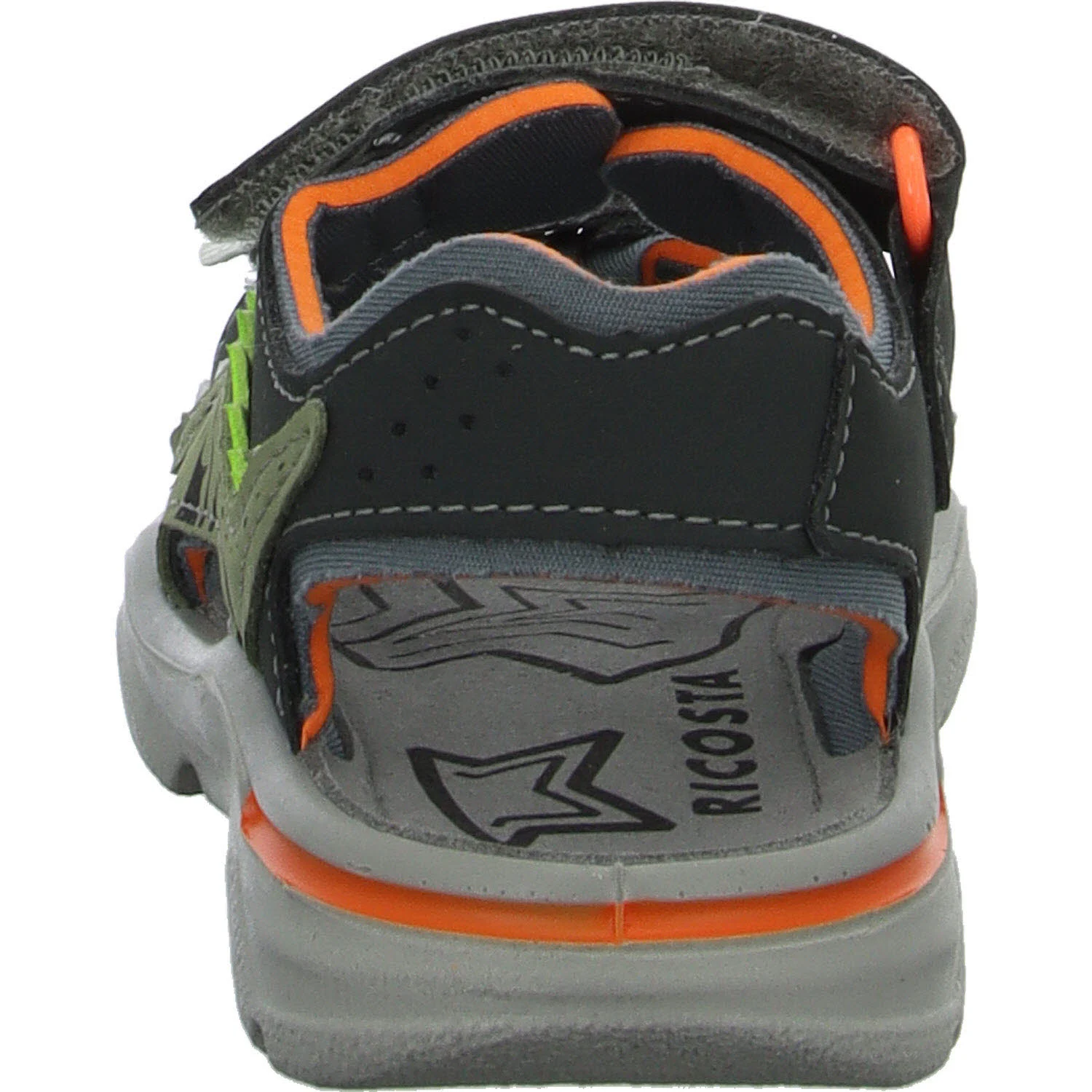 Element 4 von 8 (Bild) – Ricosta Kinder Sandalen 50 6701600/490 Raptor grigio/grau normal