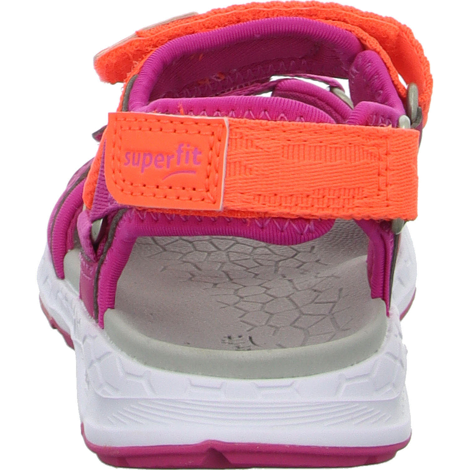 Element 4 von 8 (Bild) – Superfit Kinder Sandalen 1-000580-5510 Criss Cross pink/orange WMS mittel