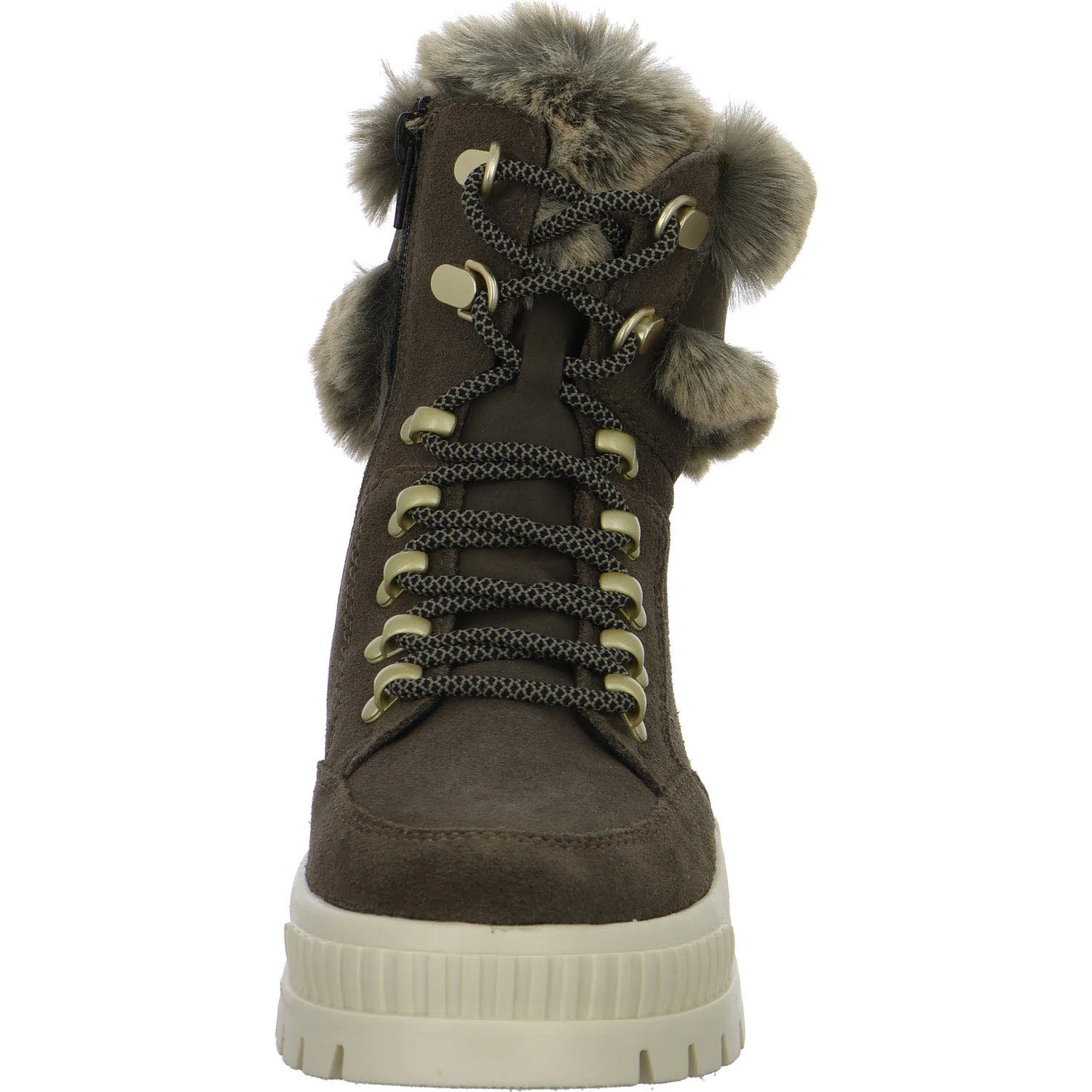 Element 3 von 8 (Bild) – Rieker Damen Schnürstiefel warm W2100-45 W2100 smoke/murmel/sigaro G (weit)