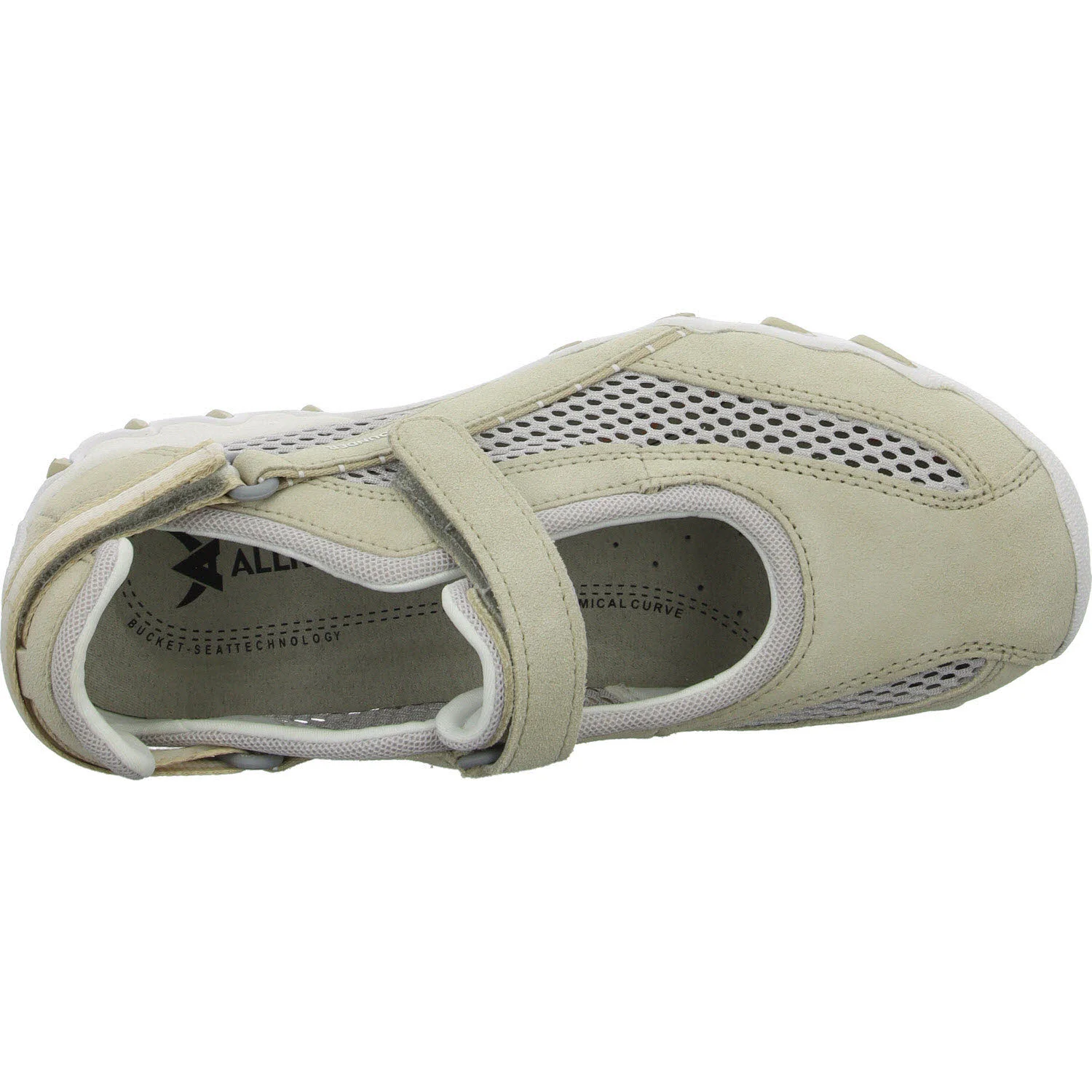 Allrounder by Mephisto Damen Slipper P2008622 Niro papyrus/nimbus cloud normal