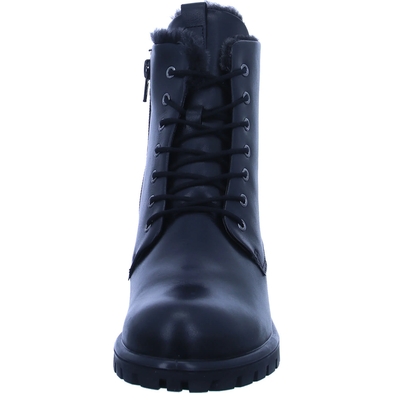 Element 3 von 7 (Bild) – Ecco Damen Schnürstiefel warm 490053/01001 Modtray Women's Lace-up Shearling-lined Mid-cut Boot black normal
