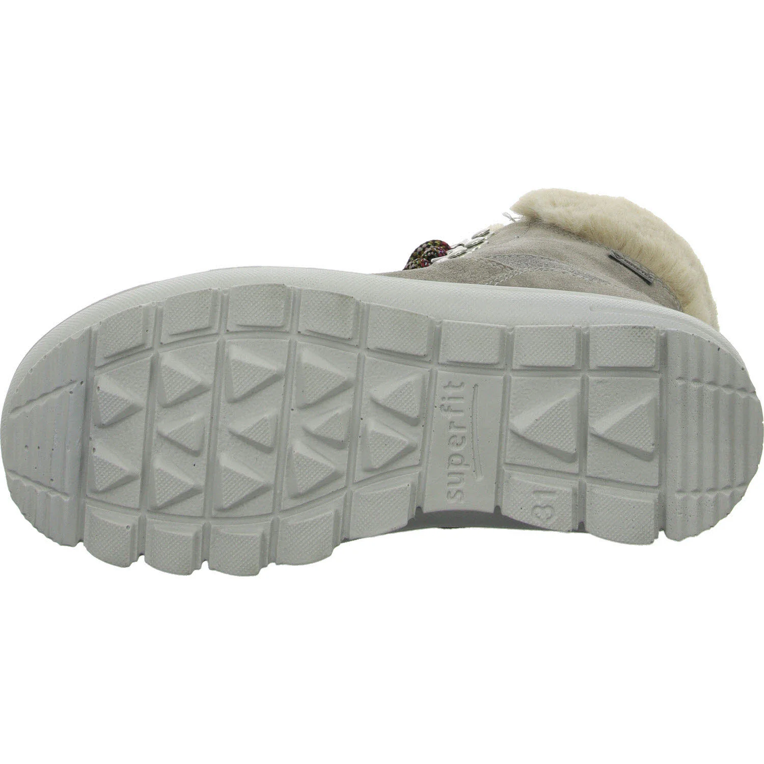 Superfit Kinder Schnürstiefel 1-000220-2020 Flavia grau WMS mittel