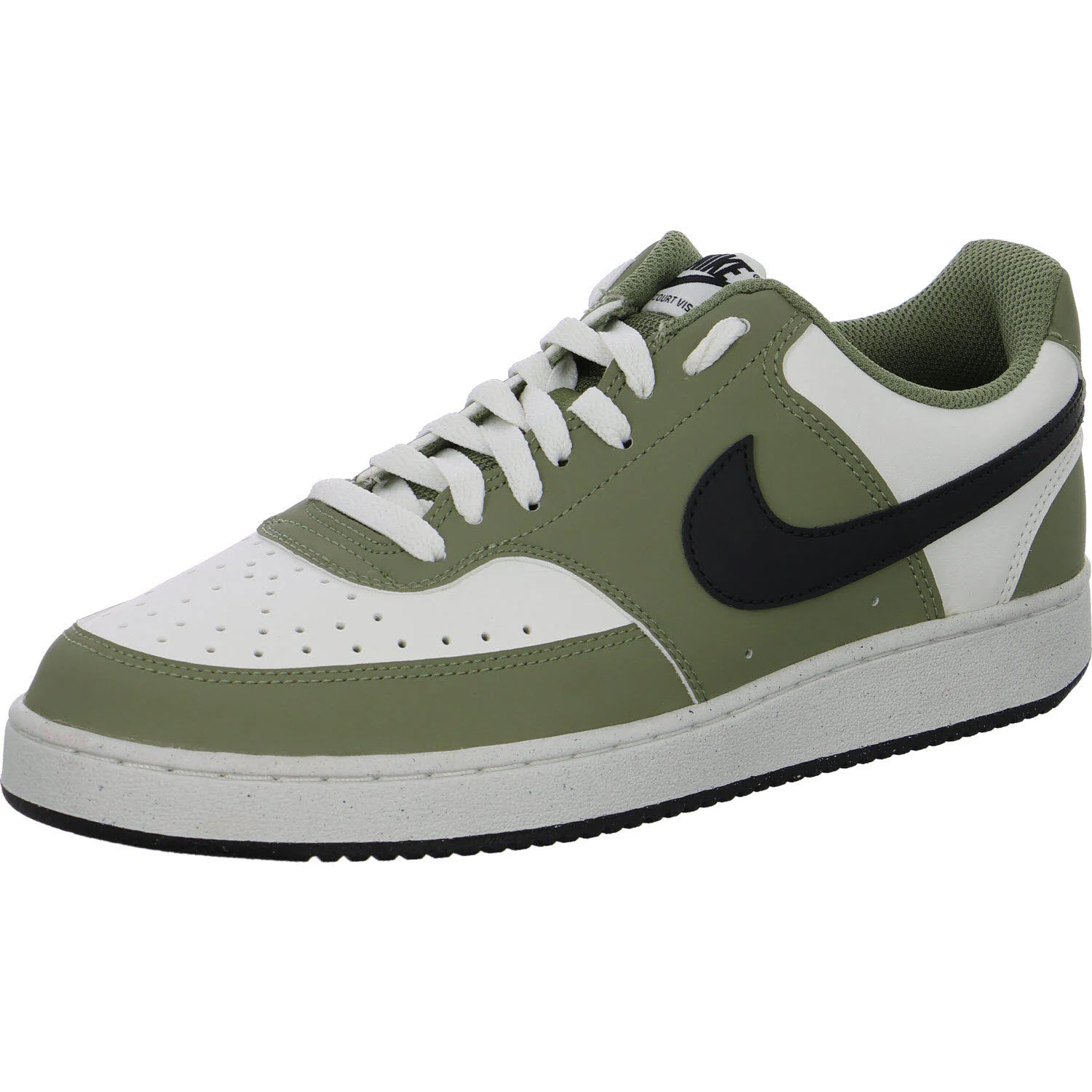 Nike Herren Schnürschuhe IM0459/104 Nike Court Vision Low summit white/ black silver sage normal