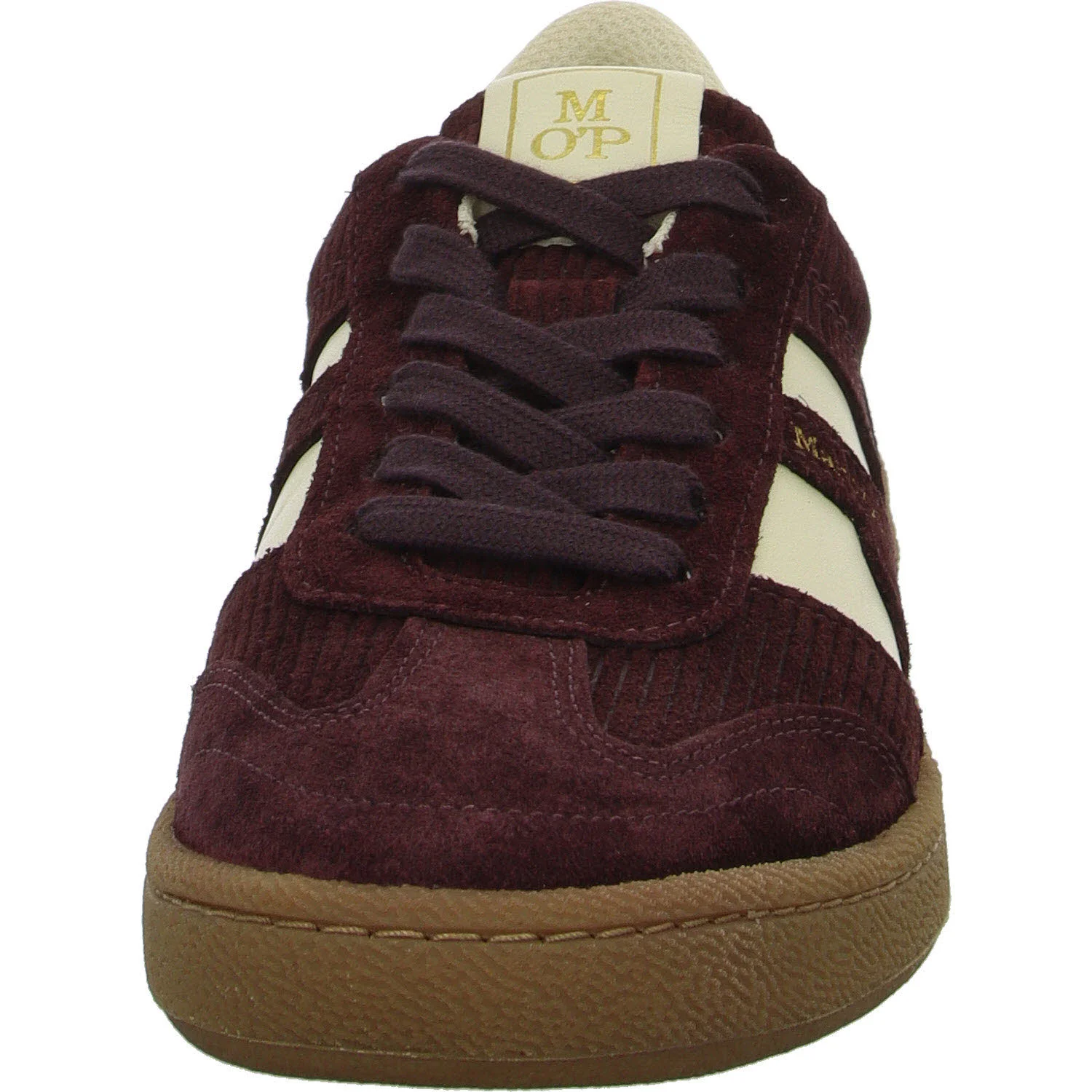 Marc O'Polo Damen Schnürschuhe 50716263505329 355 50716263505329 dark aubergine red/raw cotton normal
