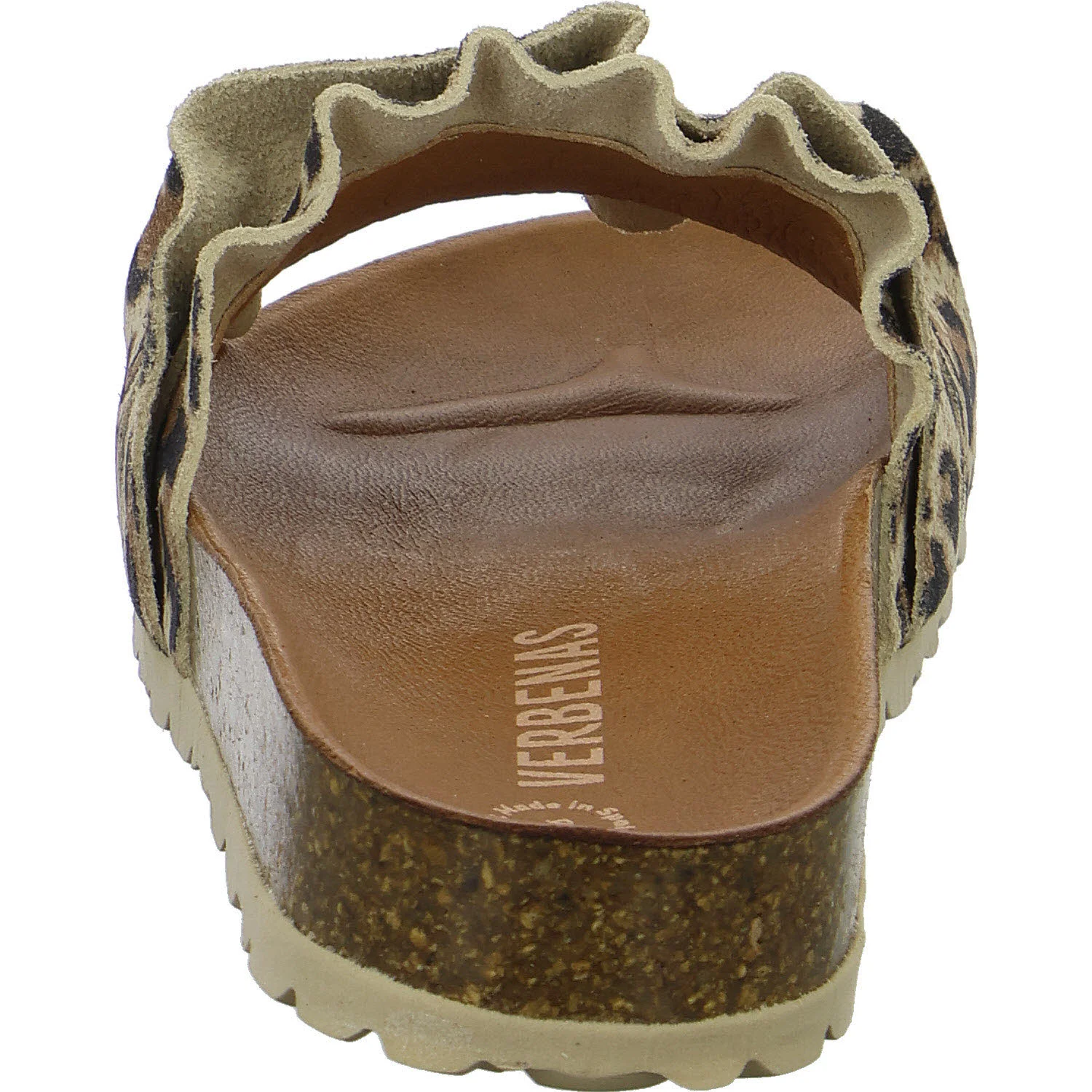 Verbenas Damen Pantoletten 3300620272 373 ROCIO SERRAJE VOLANTE LEOPARDO grande normal