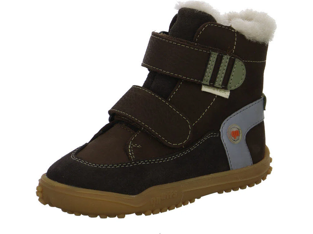 qnuffs Kinder Winterstiefel QN 0020062/280 Eibe cafe/marone WMS mittel