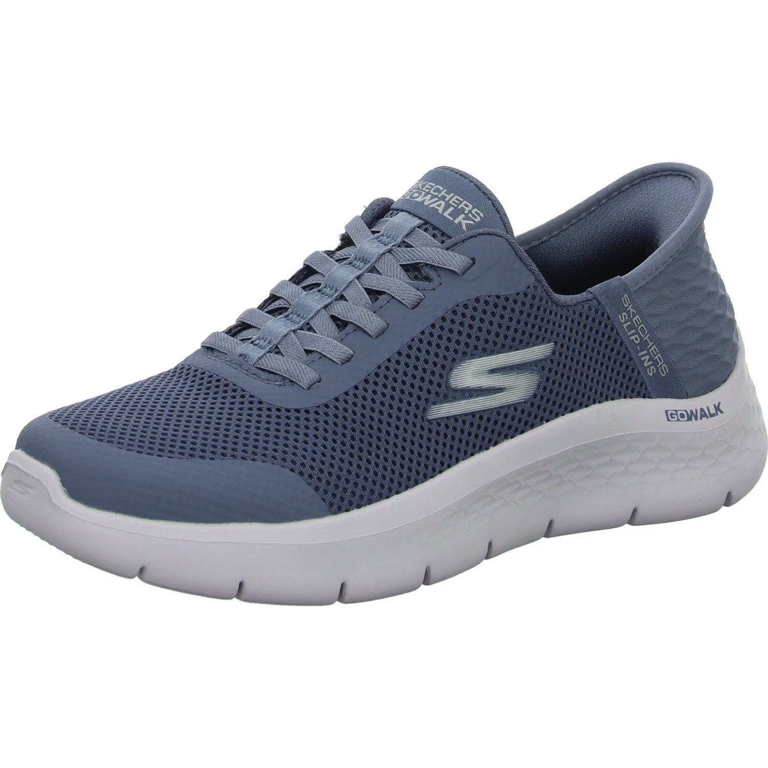 Element 2 von 8 (Bild) – Skechers Damen Slipper 124836 BLU GO WALK Flex - Grand Entry blue normal