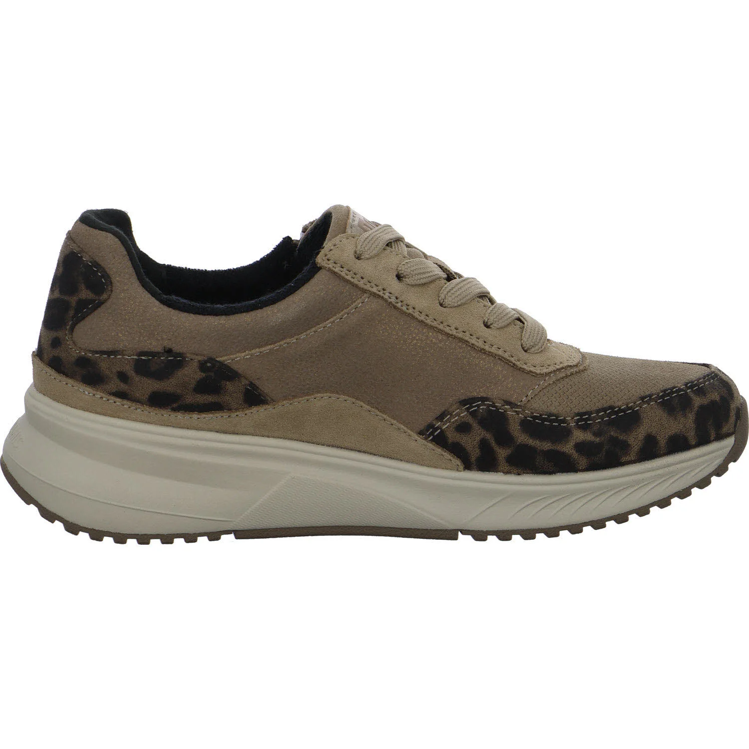 Waldläufer Damen Schnürschuhe 514001-109/504 H-Macie havanna beige H (weit)