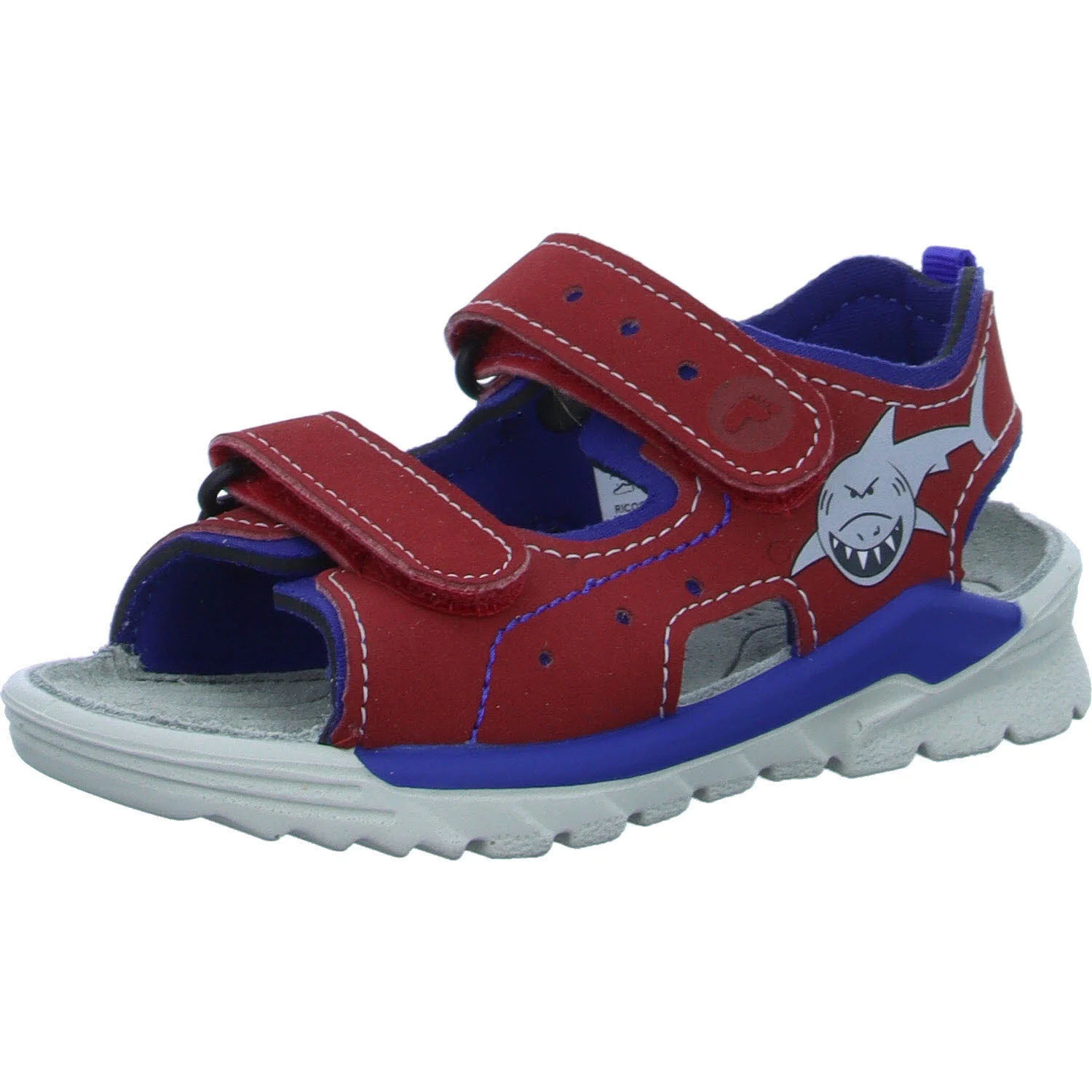 Element 2 von 8 (Bild) – Ricosta Kinder Sandalen 50 4500102/351 SURF rot/kobalt WMS mittel