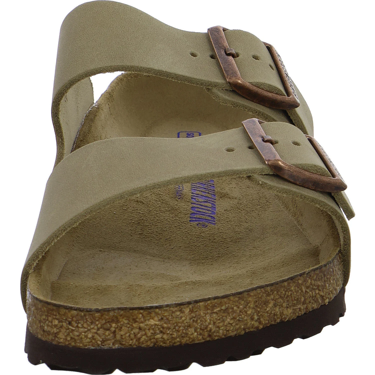 BIRKENSTOCK Pantoletten 552811 Arizona Soft Footbed tabacco brown normal