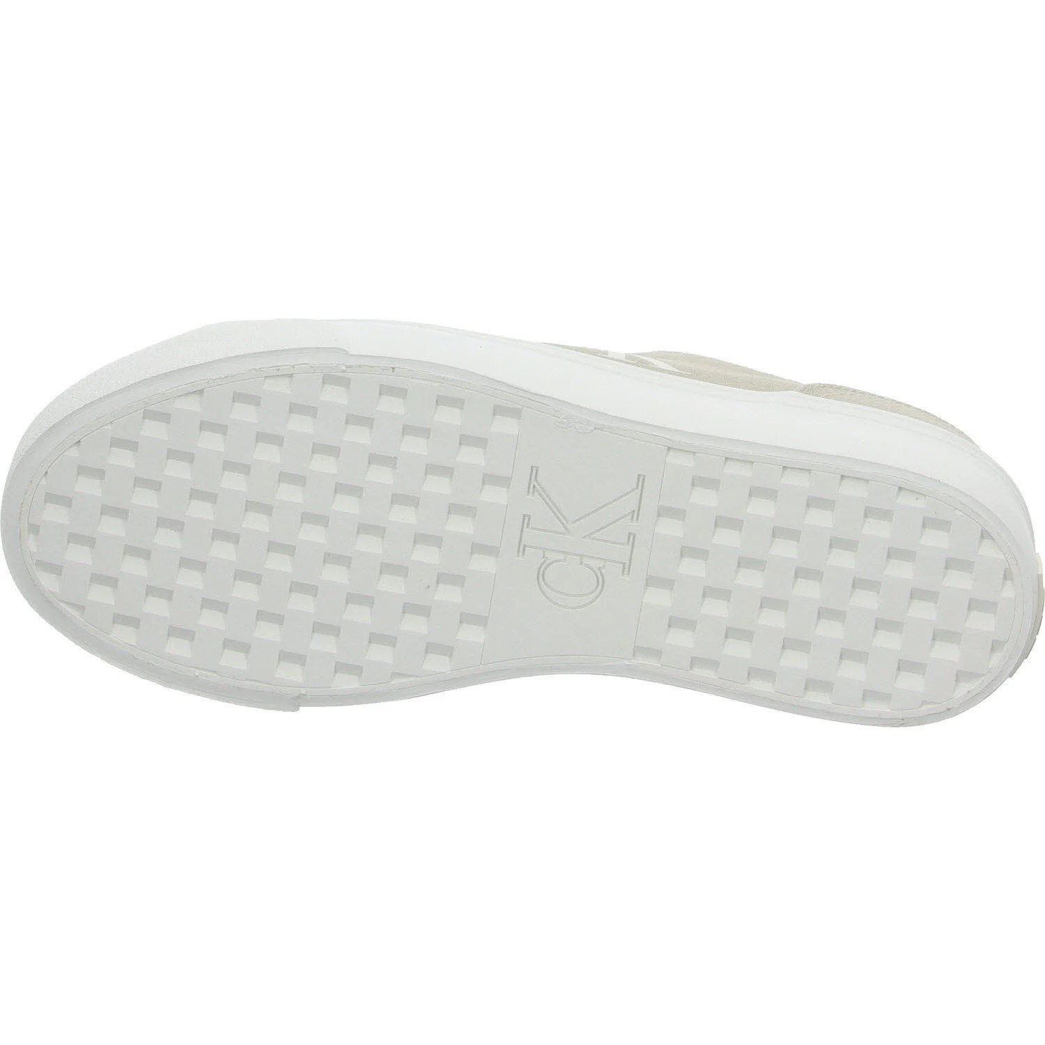 Calvin Klein Damen Schnürschuhe YW0YW01763ACF VULC FLATFORM LOW CV MG eggshell/creamy white normal