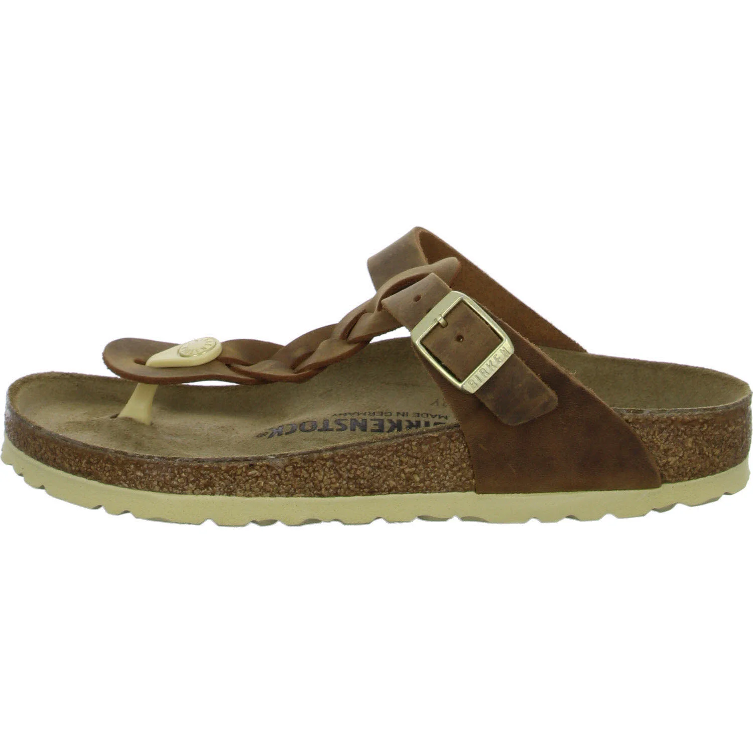 Element 6 von 8 (Bild) – BIRKENSTOCK Pantoletten 1021355 Gizeh Braided cognac normal