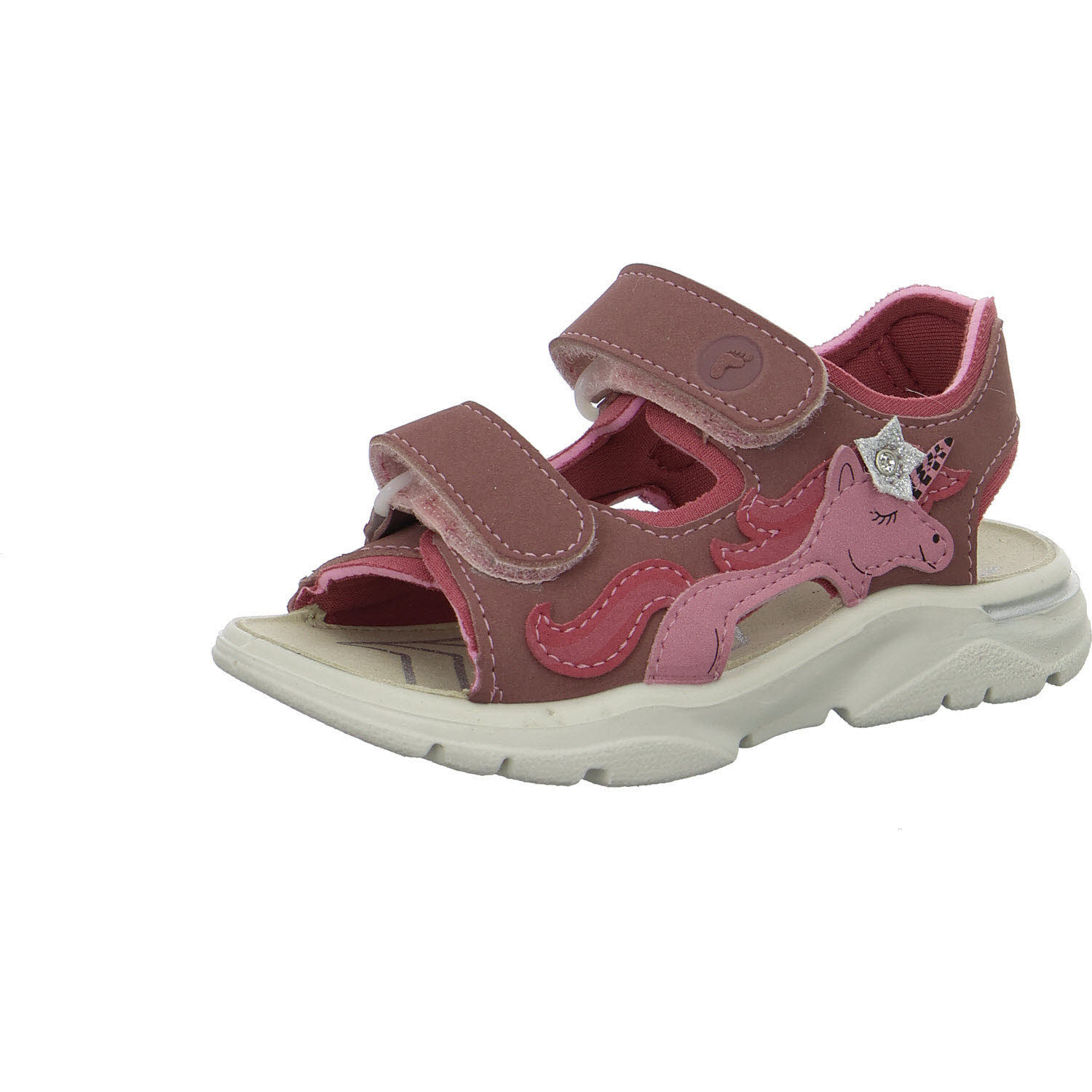 Ricosta Kinder Sandalen 50 6702400/320 Uni sucre/rosewood WMS mittel