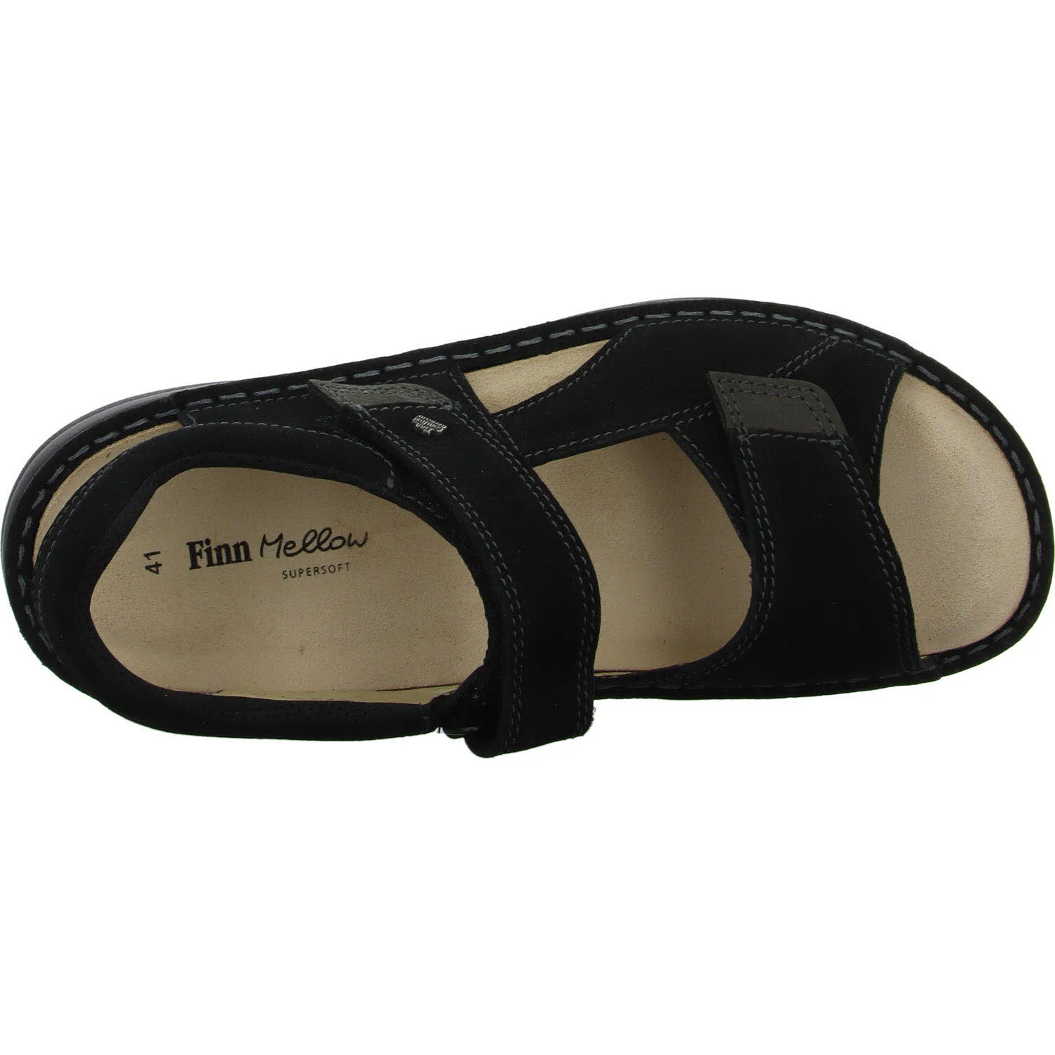 Finn Comfort Herren Sandalen 01701-902926 Skiathos black/grey weit