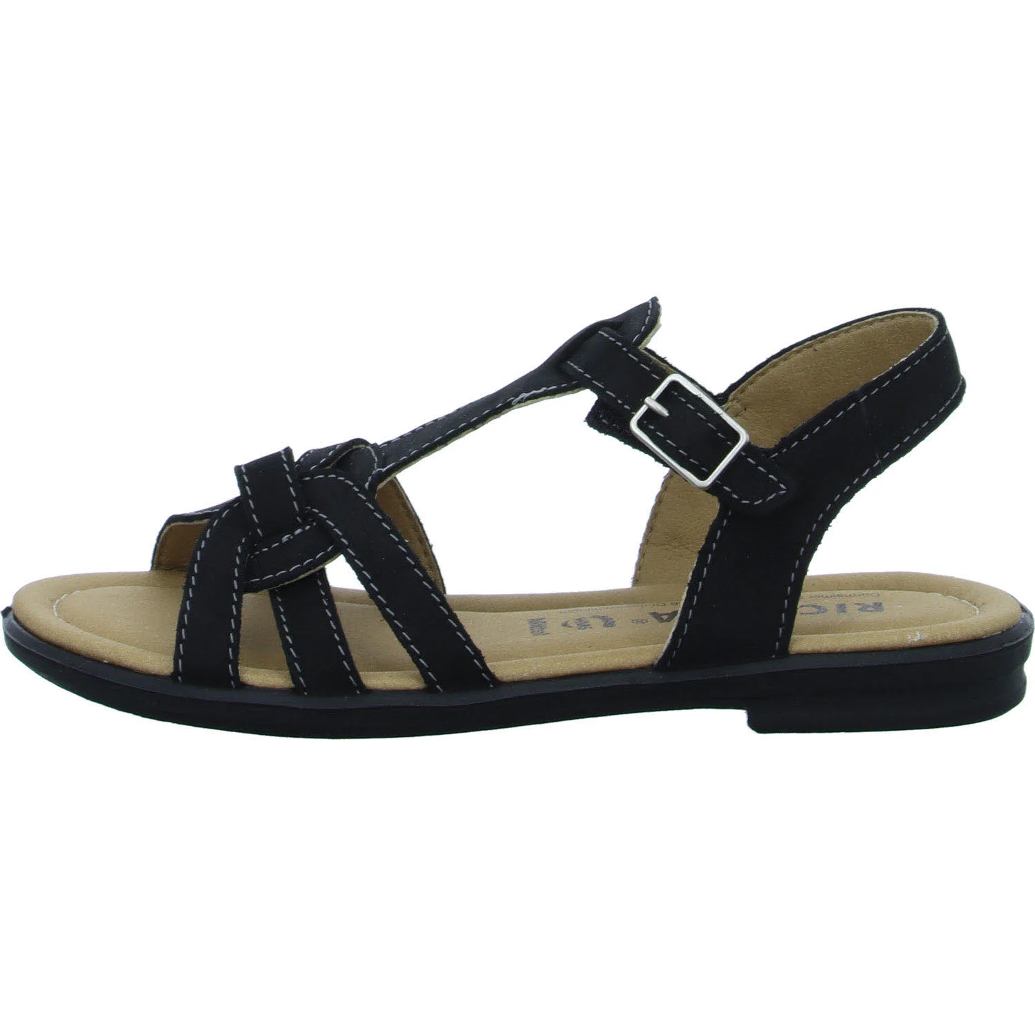 Element 6 von 8 (Bild) – Ricosta Kinder Sandalen 50 7000202/090 Birte schwarz WMS mittel