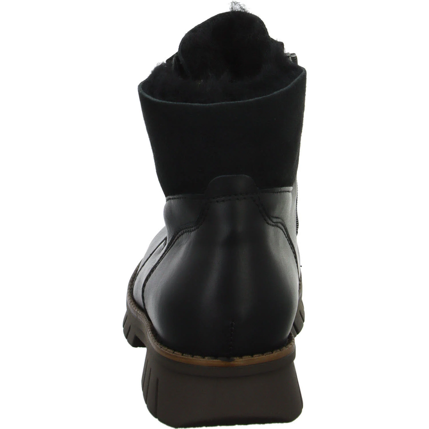 Waldläufer Damen Schnürstiefel warm 975901-202/001 H-Xara schwarz H (weit)