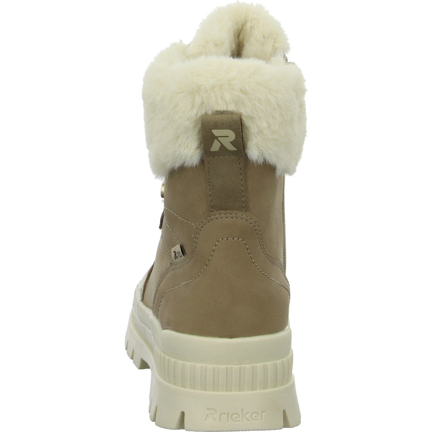Rieker Damen Schnürstiefel warm W2174-20 W2174 camel/cotton/fango G (weit)